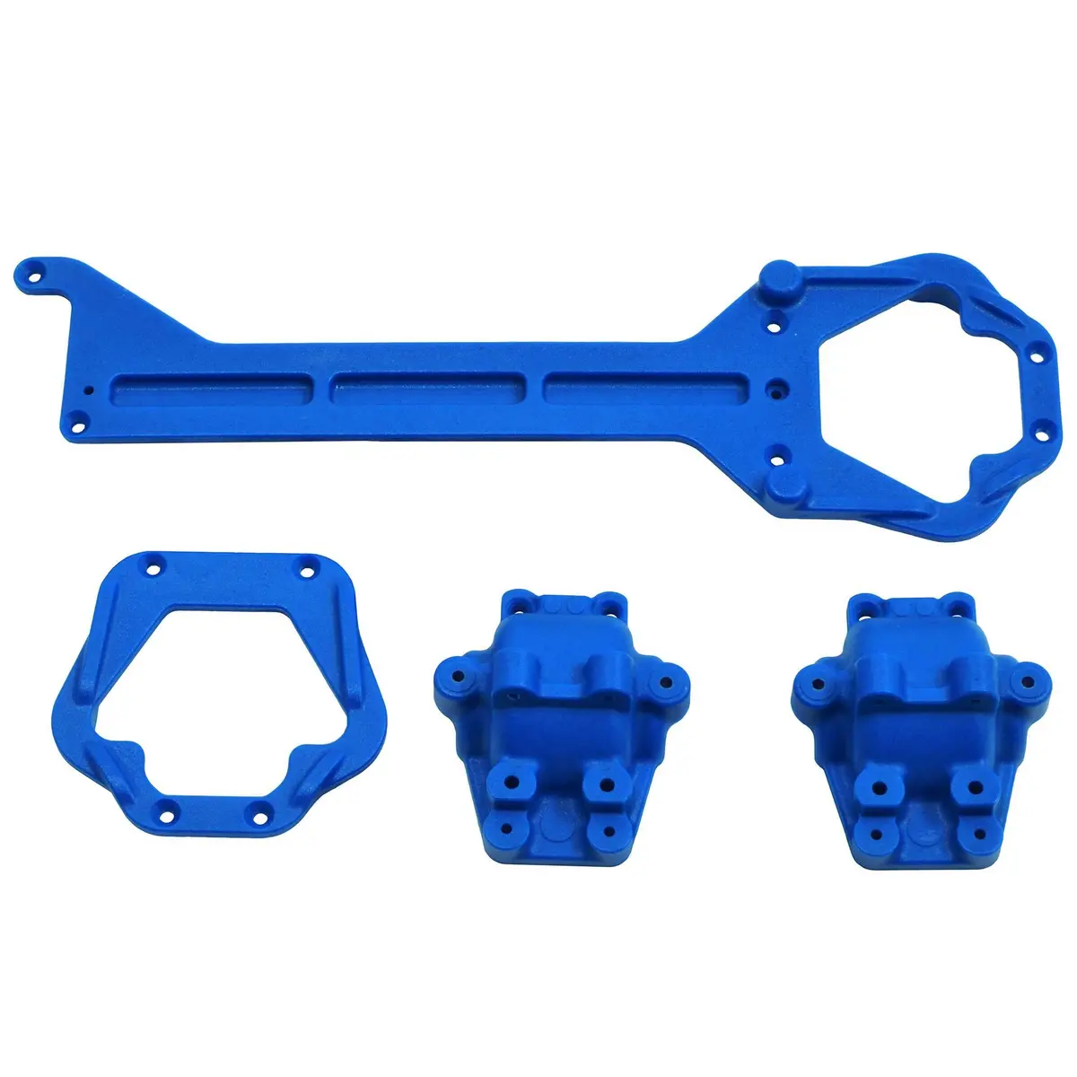 Front And Rear Upper Chassis/Diff Covers, Blue 1