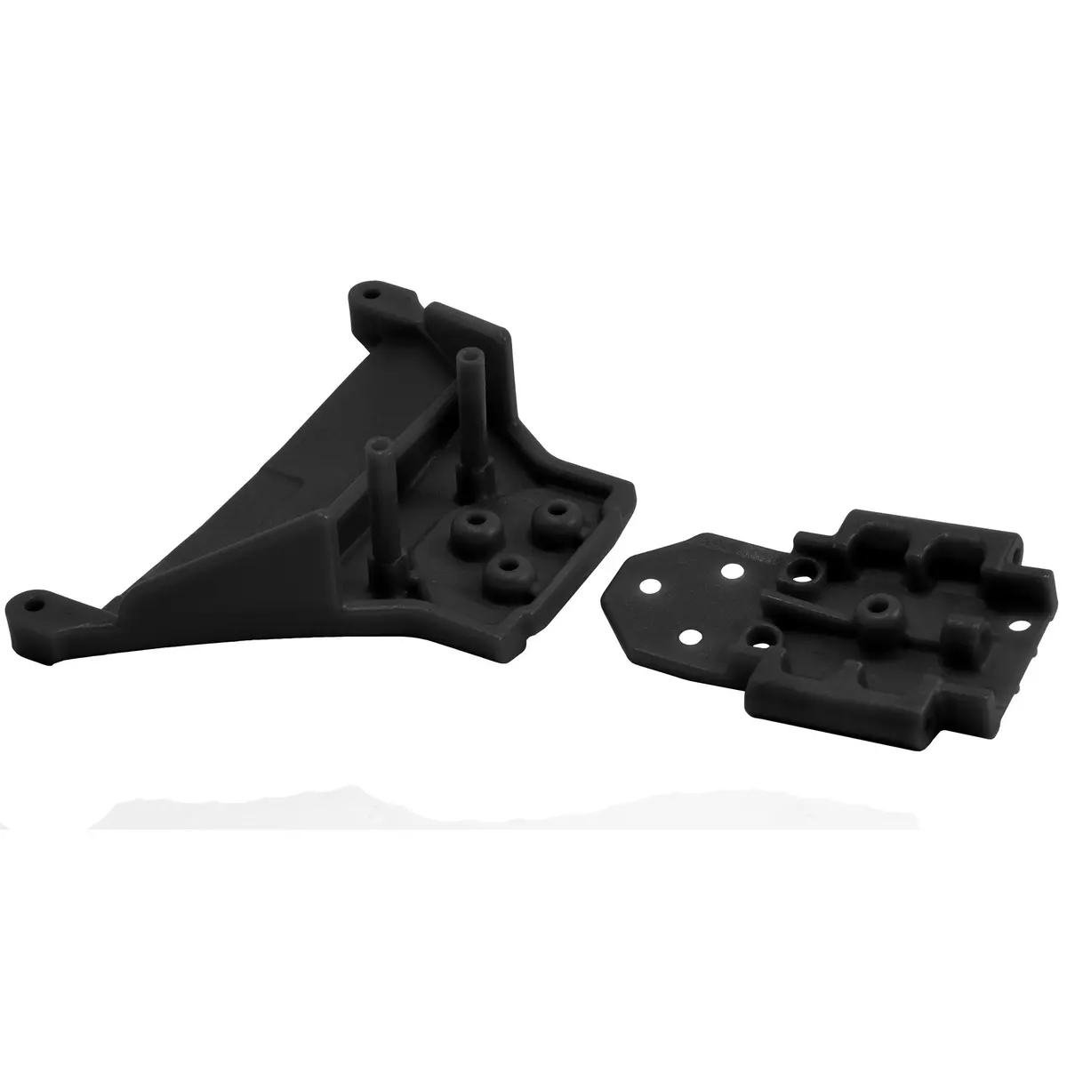 Rpm Front Lcg Bulkhead (Black) For Traxxas Slash 4X4 & Rally | Rpm73562 1