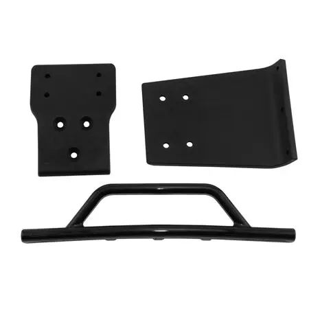 Rpm Front Bumper/Skid Plate, Black: Slh 4X4 1