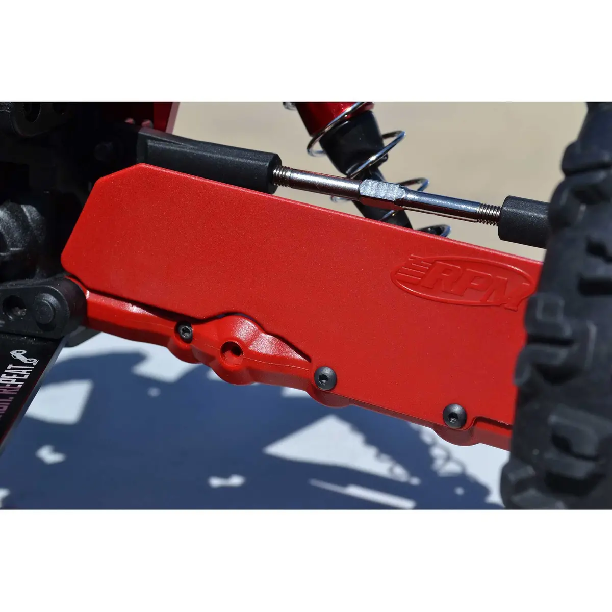 Mud Guards For Rpm Rear A-Arms, Red (2) 2
