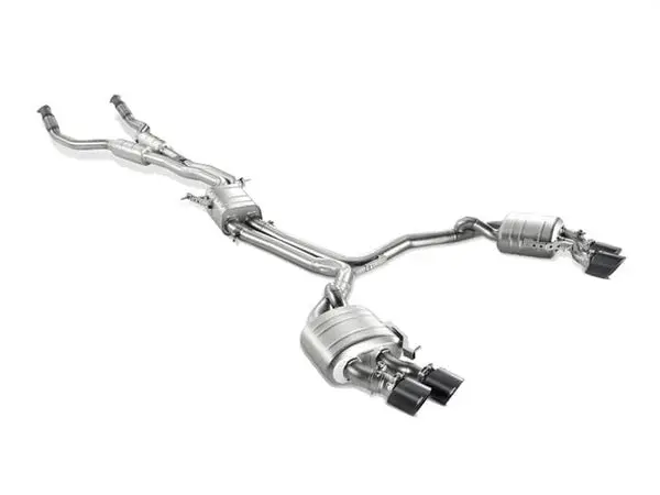 Akrapovic 13-17 Audi S6/S7 (C7) Evolution Line Cat Back (Titanium) W/ Carbon Tips 1