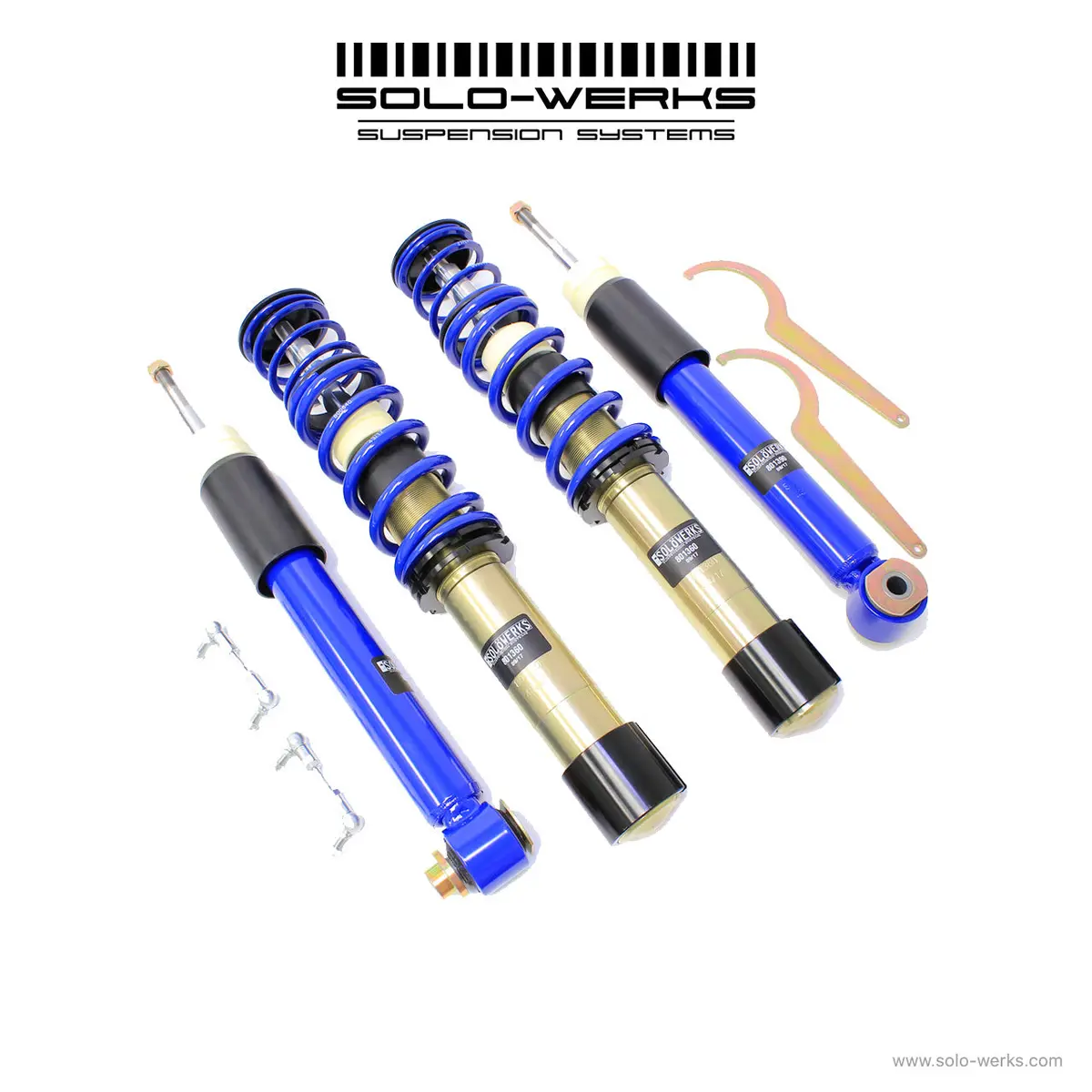 Solo-Werks Bmw E61 Coilover Kit (Wagon, With Rear Air) 1