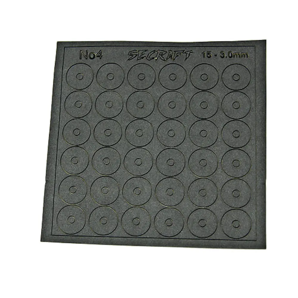 Secraft Anti-Vibration Neoprene Pads Round With Hole 14.5Mm 1