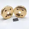 Brass Portal Covers Scxpro / Capra / Scx10.3 1