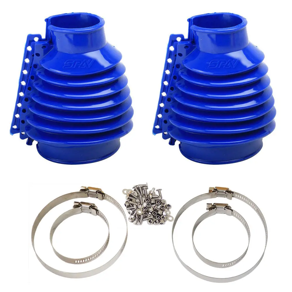 Spa Turbo Rear Swing Axle Boots Pair Vw Bug/Beetle/Buggy/Baja - Blue 1