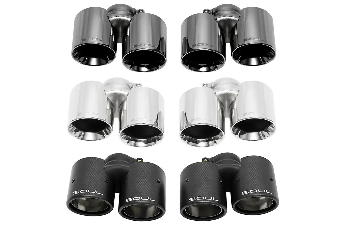 Soul Performance Porsche 997.1 Carrera Bolt On Exhaust Tips 1