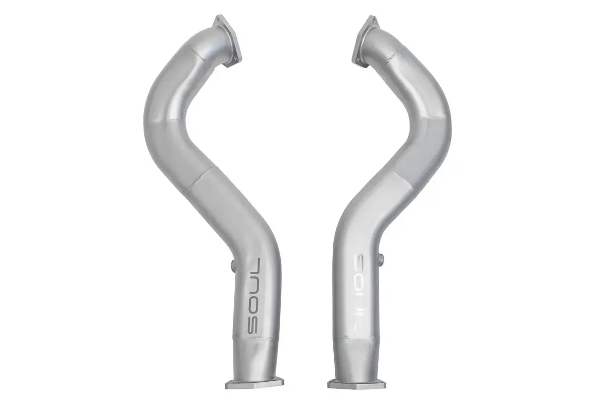 Soul Performance Porsche 718 Gt4 Rs / Spyder Rs Soul Competition Over Axle Pipes (Heat Shielded) 1