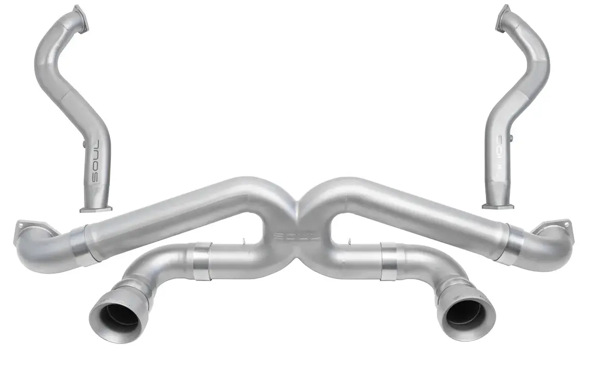 Soul Performance Porsche 718 Gt4 Rs / Spyder Rs Soul Race Exhaust Package (Non-Resonated) 1