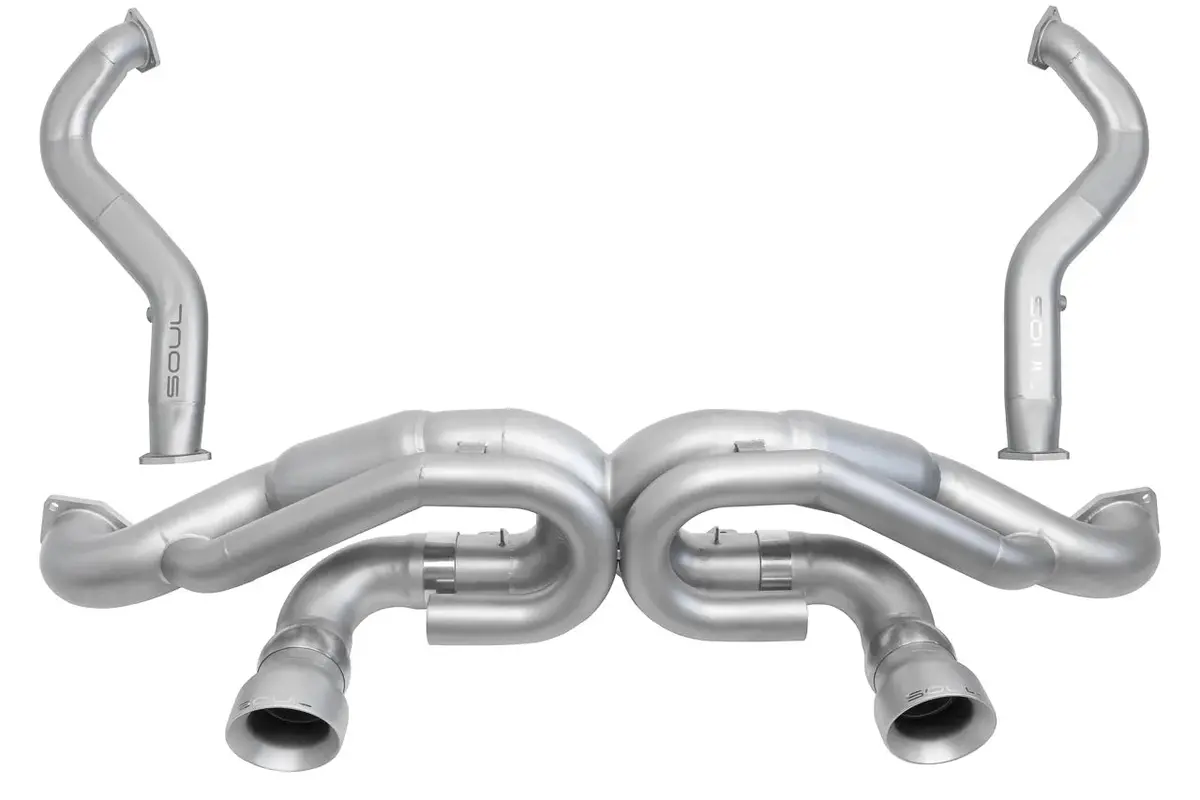 Soul Performance Porsche 718 Gt4 Rs / Spyder Rs Soul Race Exhaust Package (Resonated) 1