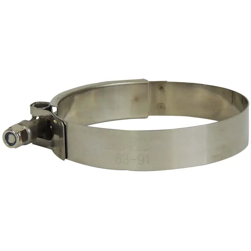 T-Bolt Hose Clamp 3" (3,267" To 3,582") Stainless Steel - 10 Units 2