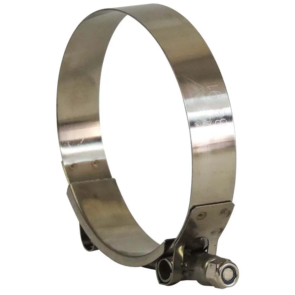 T-Bolt Hose Clamp 3" (3,267" To 3,582") Stainless Steel - 100 Units 1
