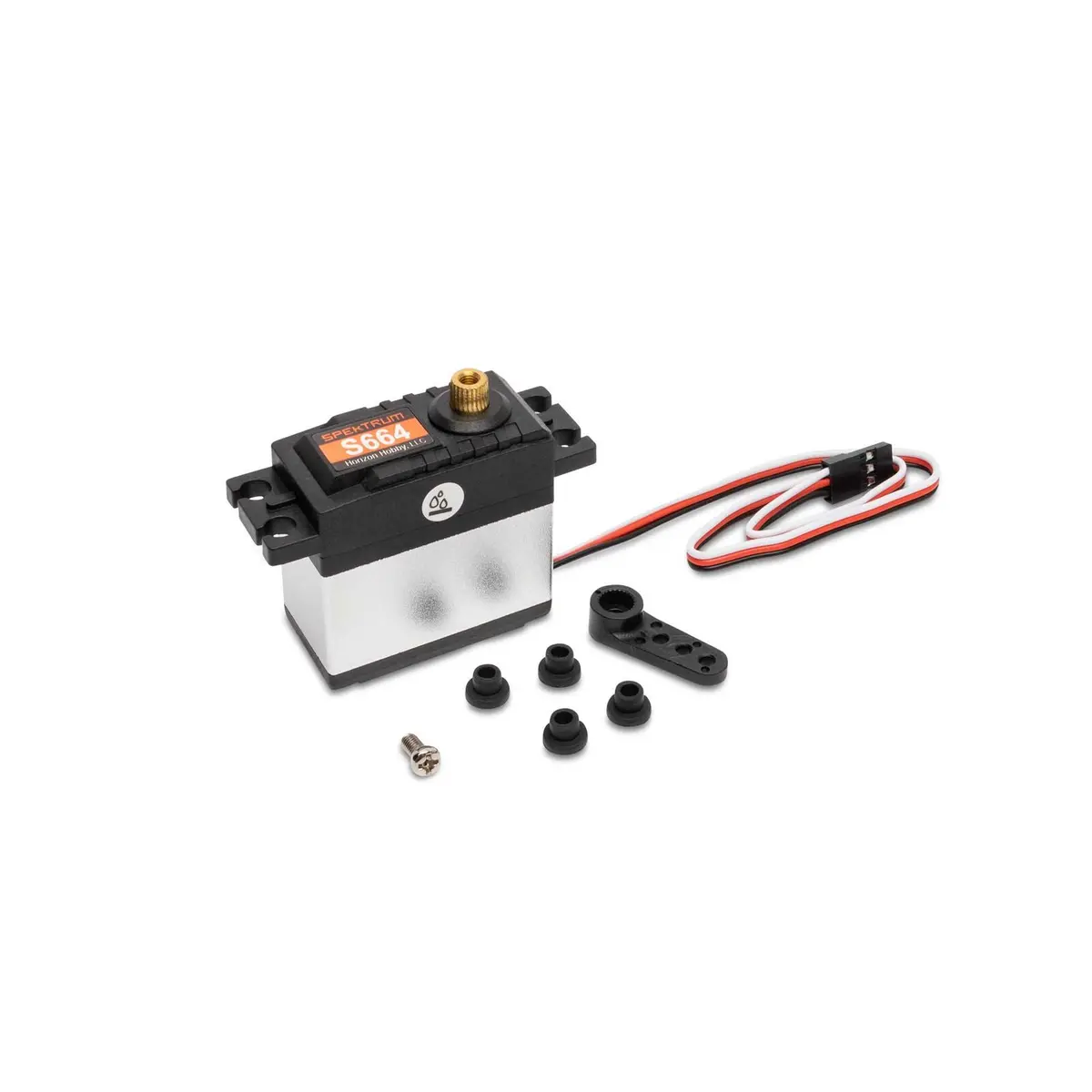 Spektrum S664 Brass Gear Servo 25T, Waterproof 1