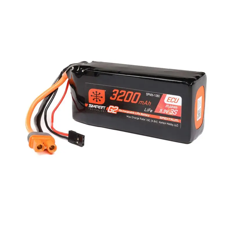 Spektrum Smart G2 Ecu Life Battery 3200Mah 3S 10C Ic3 1
