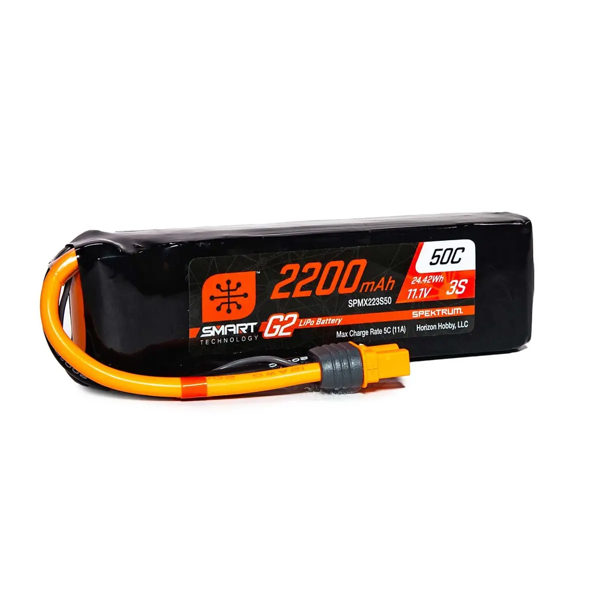 2200Mah 3S 11.1V Smart G2 Lipo 50C; Ic3 1