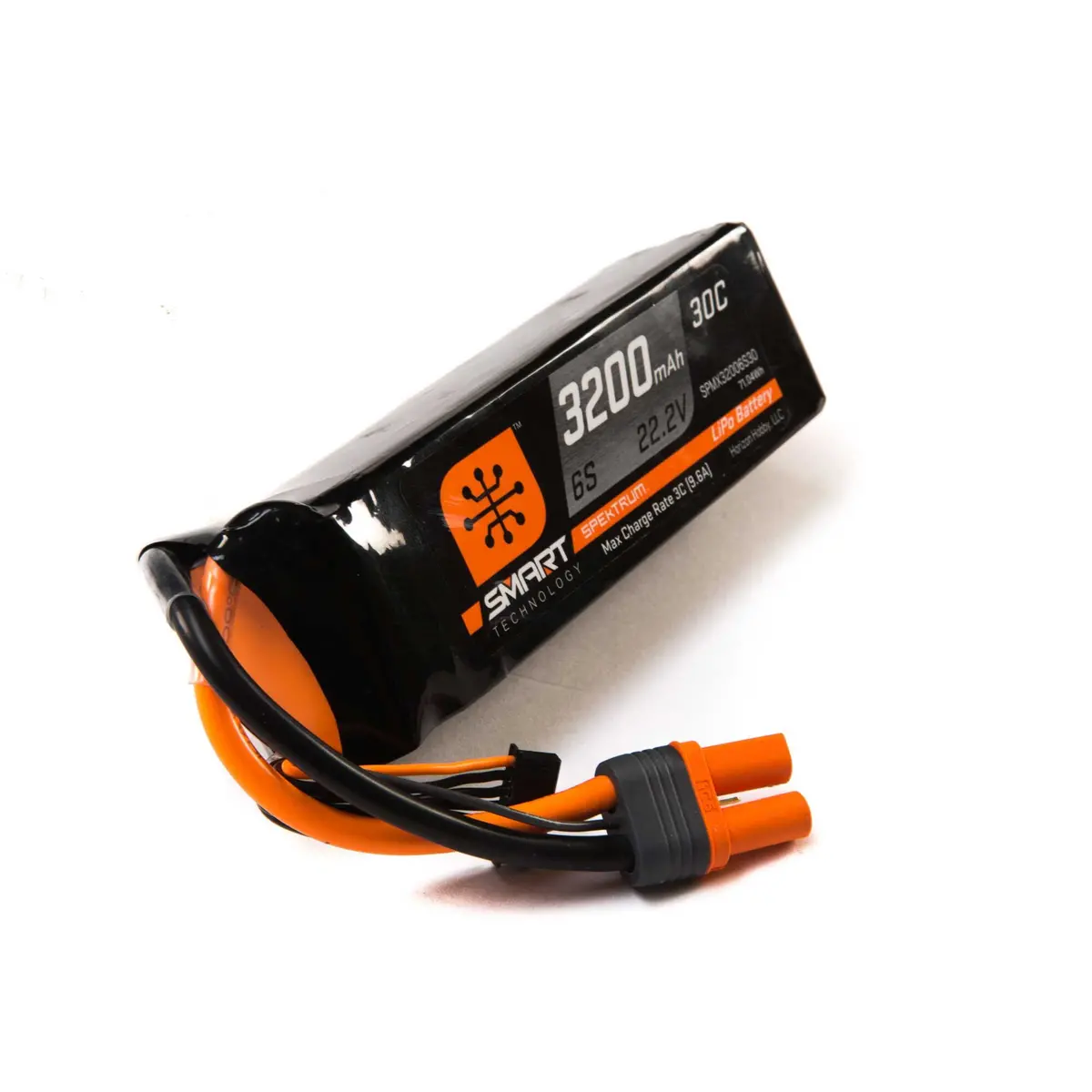 Spmx32006s30 3200Mah 6S 22.2V 30C Smart Lipo Battery; Ic5 1