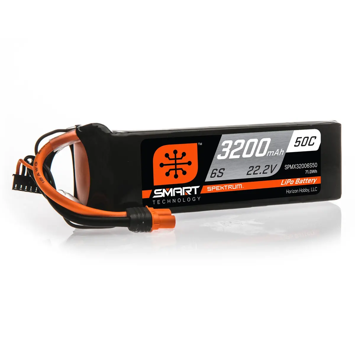 Spmx32006s50 3200Mah 6S 22.2V 50C Smart Lipo Battery; Ic3 1