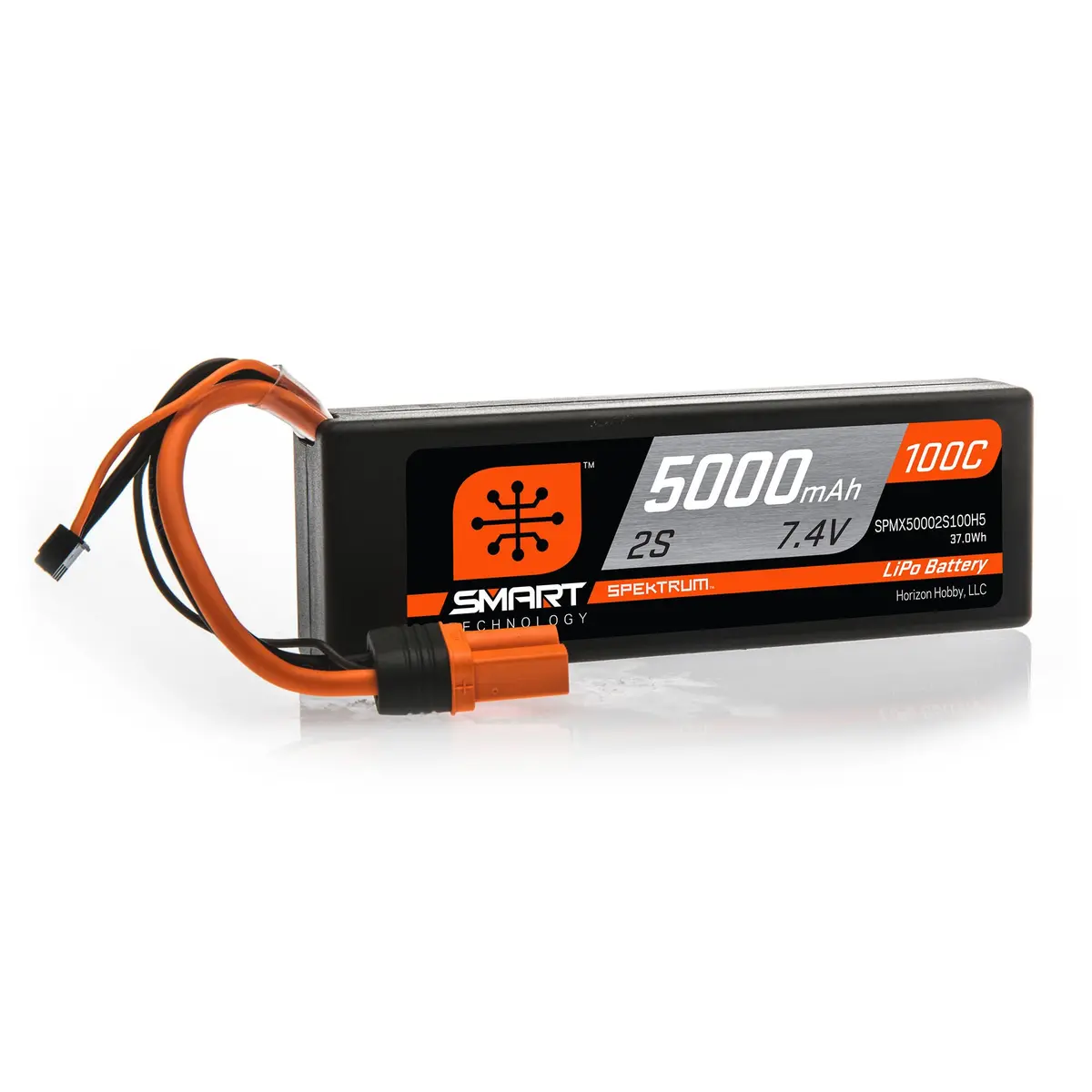 Spmx50002s100h5 5000Mah 2S 7.4V 100C Smart Lipo Hardcase; Ic5 1