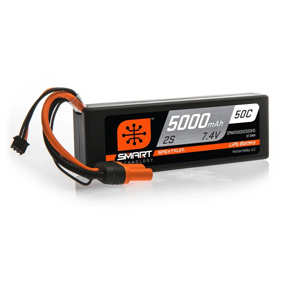 Spmx50002s50h5 5000Mah 2S 7.4V 50C Smart Lipo Hardcase; Ic5 1