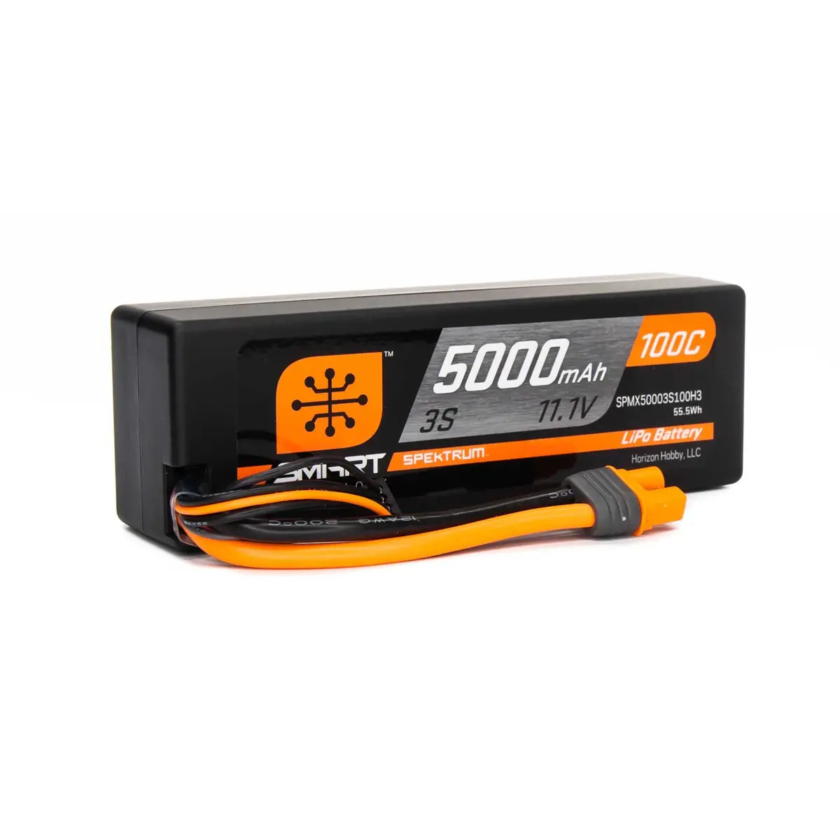 Spmx50003s100h3 5000Mah 3S 11.1V 100C Smart Lipo Hardcase; Ic3 1