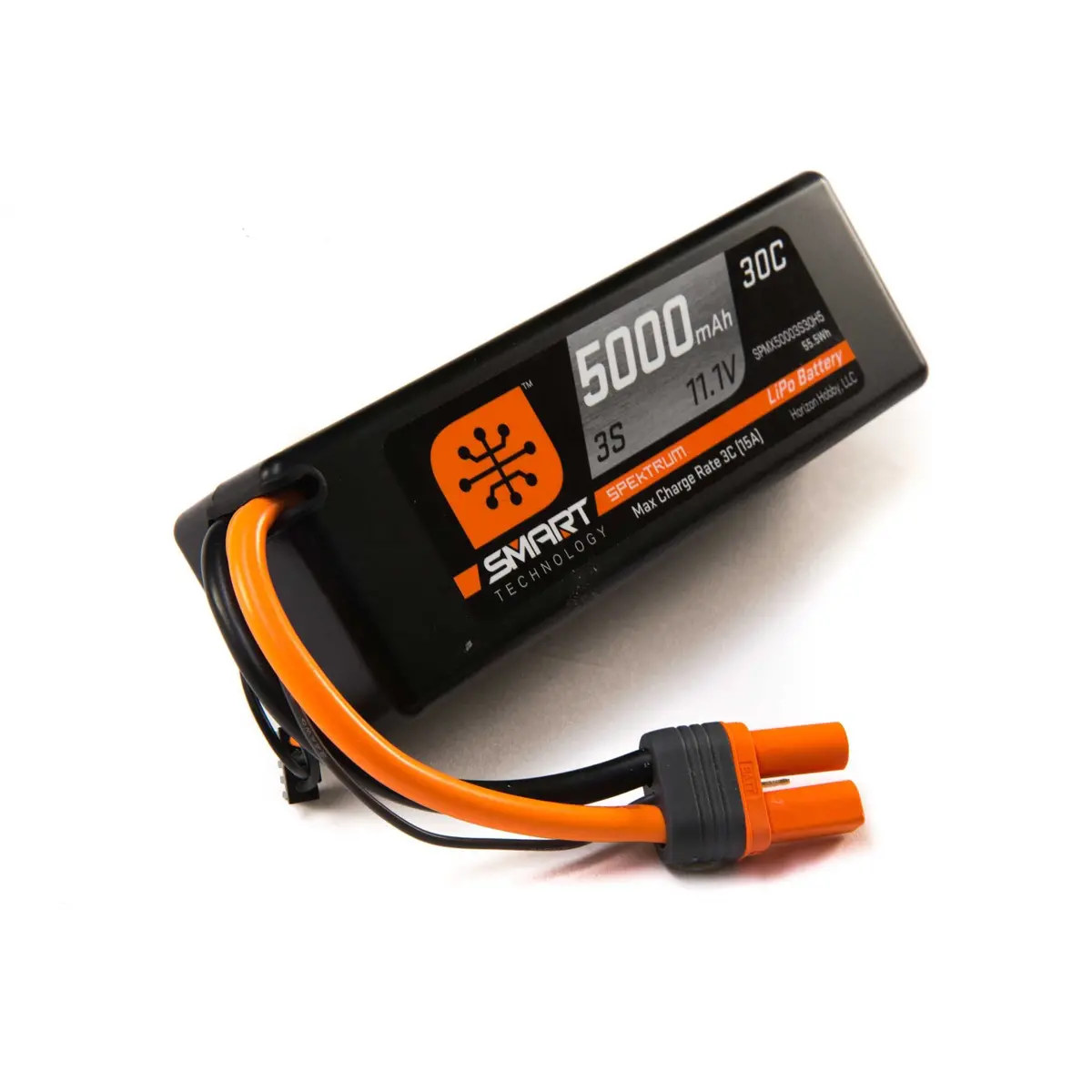 Spmx50003s30h5 5000Mah 3S 11.1V Smart Lipo 30C Hardcase; Ic5 1