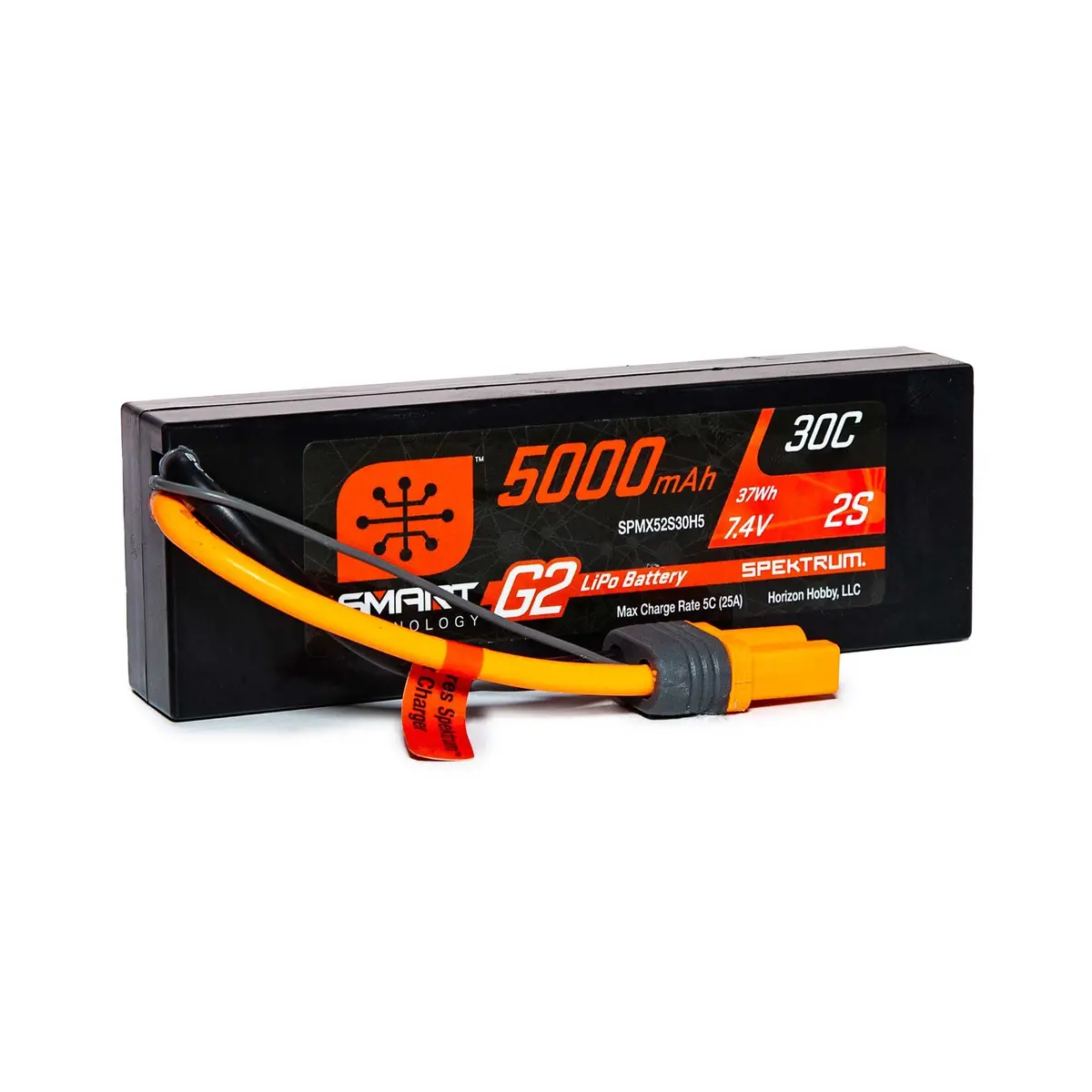 Spektrum 5000Mah 2S 30C Smart G2 Hardcase Lipo Battery: Ic5 1
