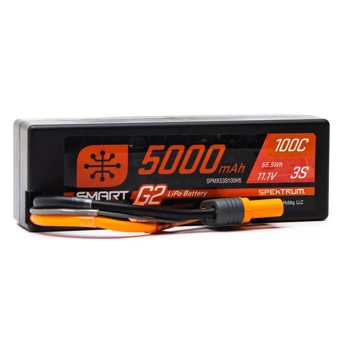 Spmx53s100h5 11.1V 5000Mah 3S 100C Smart G2 Hardcase Lipo Battery: Ic5 1
