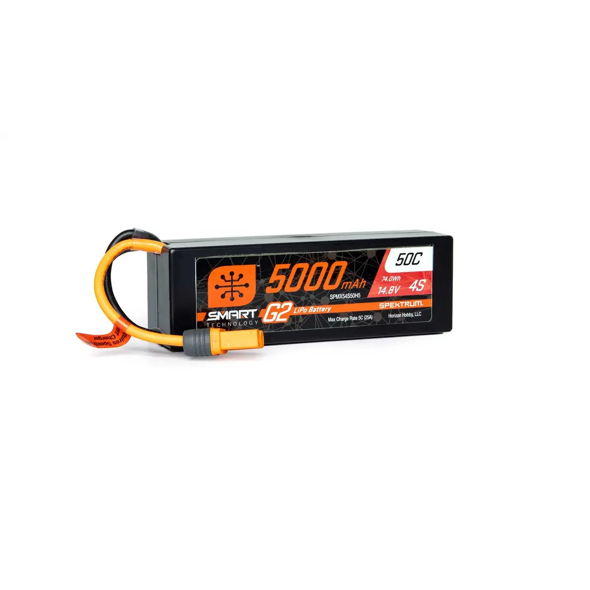 Spmx54s50h5 14.8V 5000Mah 4S 50C Smart G2 Hardcase Lipo Battery: Ic5 1