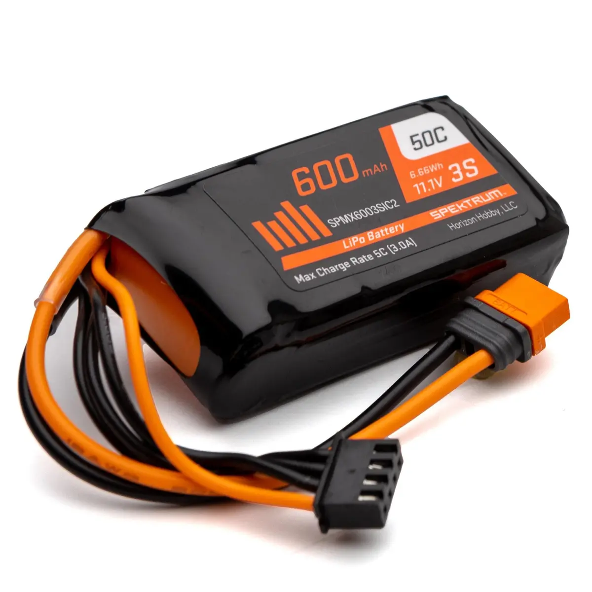 Spmx6003sic2 600Mah 3S 11.1V 50C Lipo Battery; Ic2 1