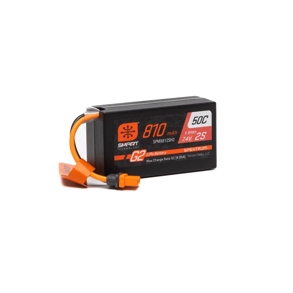 810Mah 2S 7.4V Smart G2 50C Lipo; Ic2 1