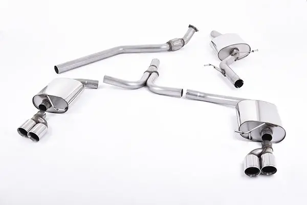 Milltek Audi A4/A5 (B8) Cat-Back Exhaust System With Quad Outlet 1