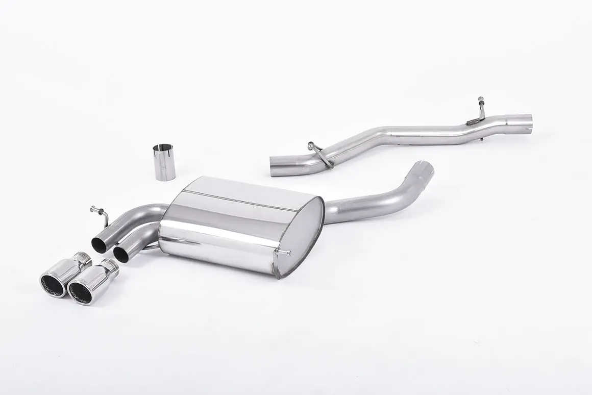 Milltek Audi A3 (8P) 3.2L V6 Cat-Back Exhaust (Non-Resonated) 1