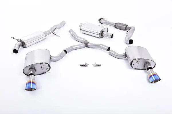 Milltek Audi A4 (B9) Cat-Back Exhaust System (Resonated) 1