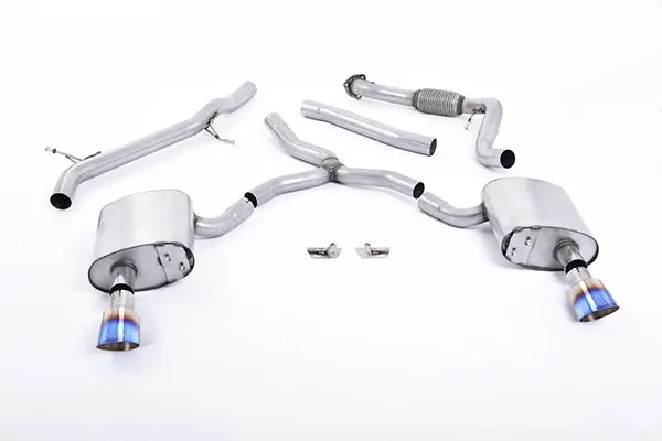 Milltek Audi A4 (B9) Cat-Back Exhaust System (Non-Resonated) 1