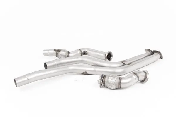 Milltek Bmw M2 Competition Coupe (F87) Large-Bore Downpipes And Cat Bypass Pipes 1