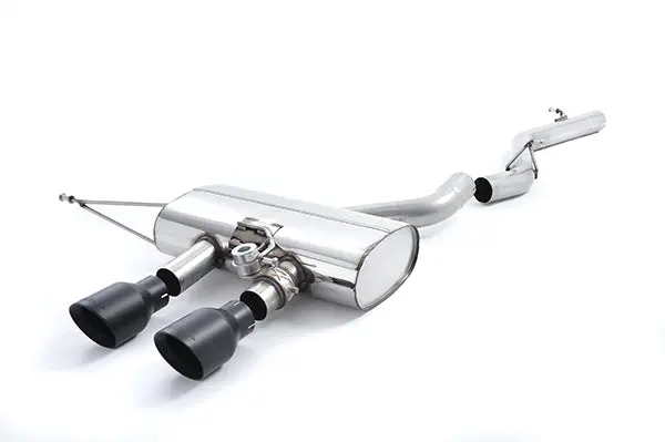 Milltek Vw Mk6 Golf R Cat-Back Exhaust System (Non-Resonated) W/ Cerakote Black Tips 1