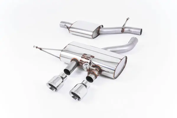 Milltek Vw Mk6 Golf R Cat-Back Active Exhaust System (Resonated) W/ Polished Tips 1