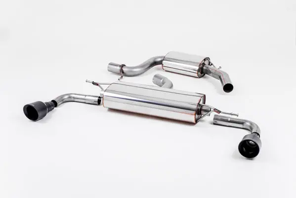 Milltek Vw Mk6 Gti Cat-Back Exhaust System (Resonated) W/ 100Mm Gt100 Black Tips 1