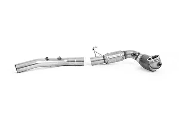 Milltek Vw Mk8 Gti Large Bore Downpipe And Hi-Flow Sports Race Cat (Milltek Opf/Gpf) 1