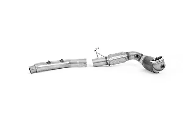Milltek Vw Mk8 Gti Large Bore Downpipe And Hi-Flow Sports Race Cat (Oe Opf/Gpf) 1