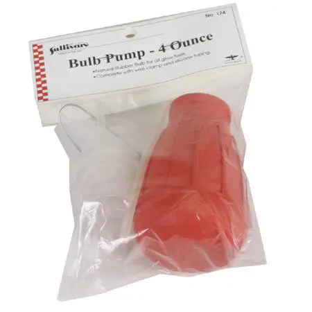 Glow Fuel Bulb Pump, Red, 4Oz 1