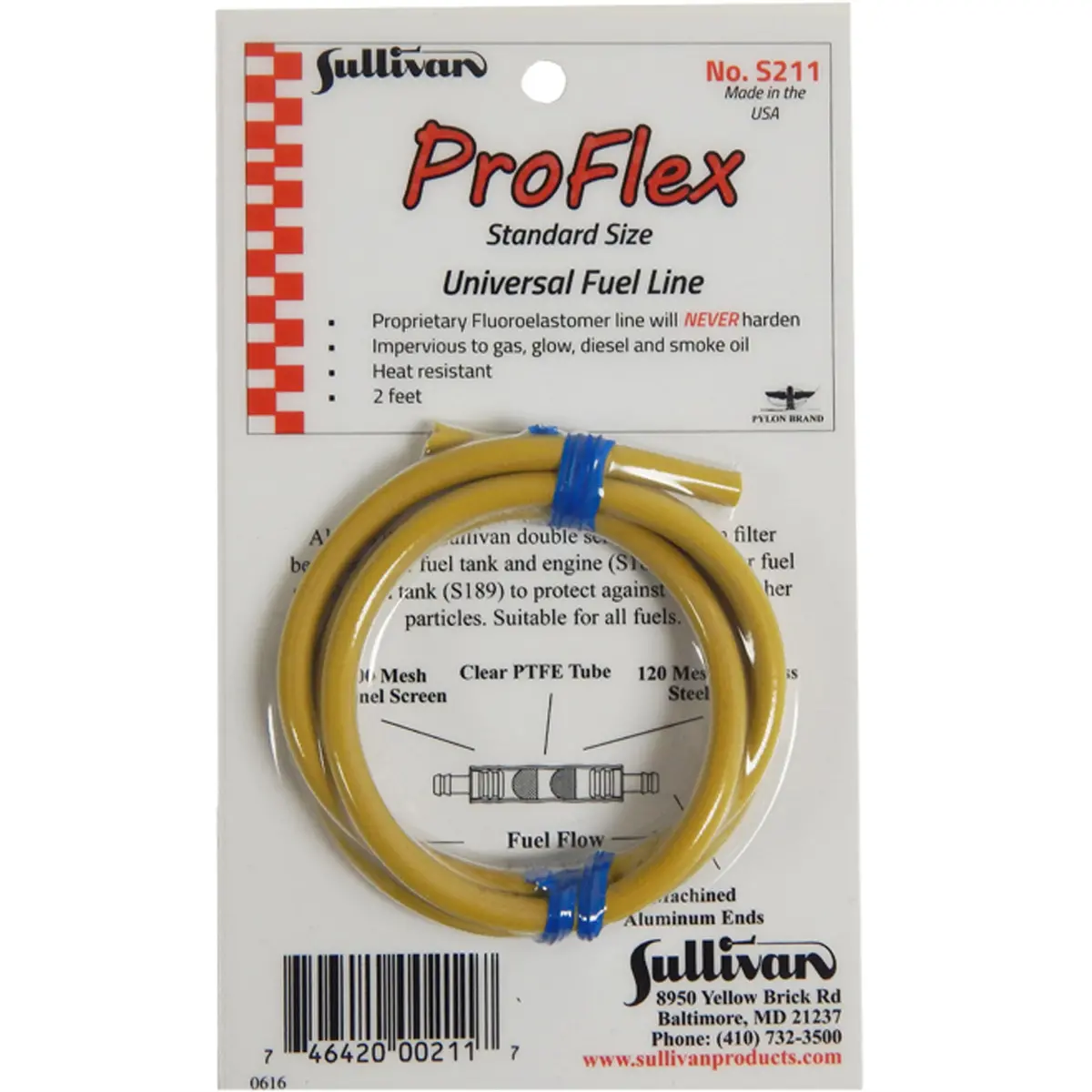 Proflex Standard Fuel Line 2' 1