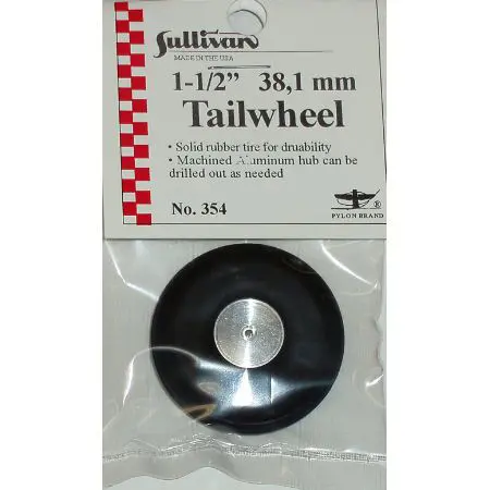Tail Wheel, 1 1/2 1