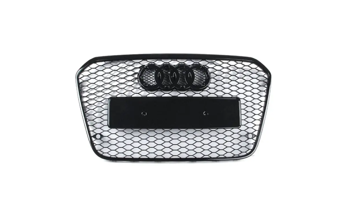 Rs Style Grille 4G A6/S6 - Black Optic / Chrome Frame - Pre-Facelift 1