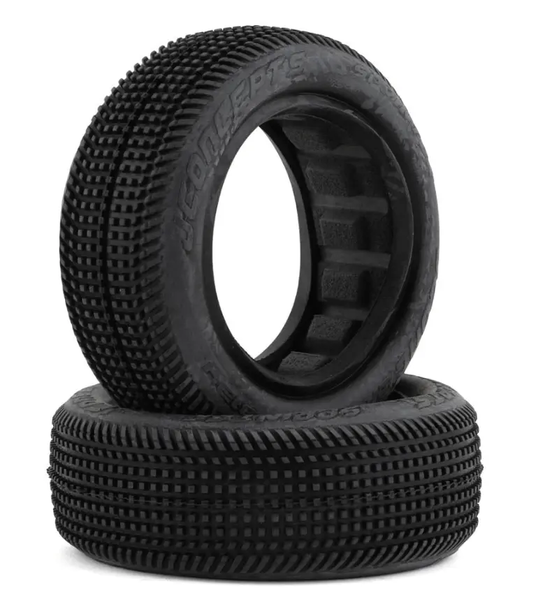 Jconcepts Sprinter 2.2" 2Wd Front Buggy Dirt Oval Tires (2) (Aqua A2) 1