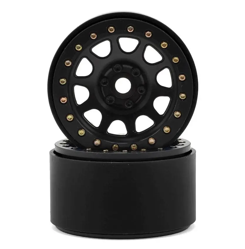 Ssd Rc 2.2 D Hole Beadlock Wheels (Black) (2) 1