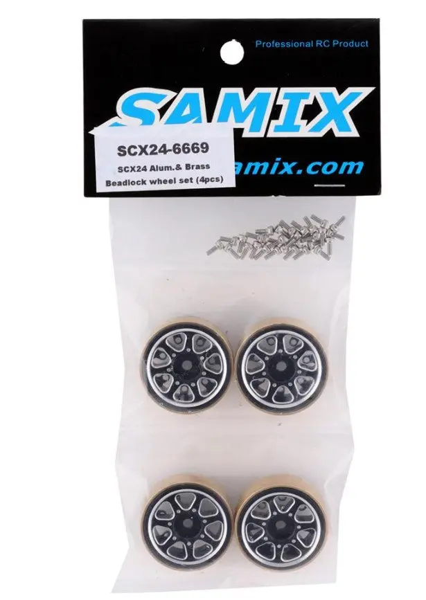 Samix Scx24 Aluminum Scale Wheel Hub(4) 1