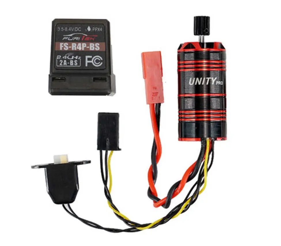 Furitek Ascent-18 Unity Pro 2-In-1 Micro Foc Brushless System (3500Kv) W/12T Pinion & 2.4Ghz Receiver 1