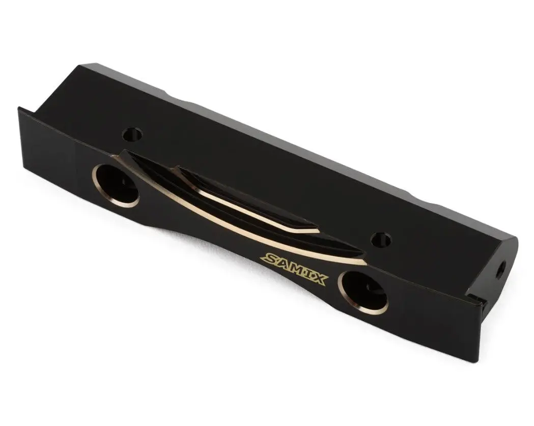 Samix Scx10 Iii Brass Front Bumper Mount (Black) (125G) 1