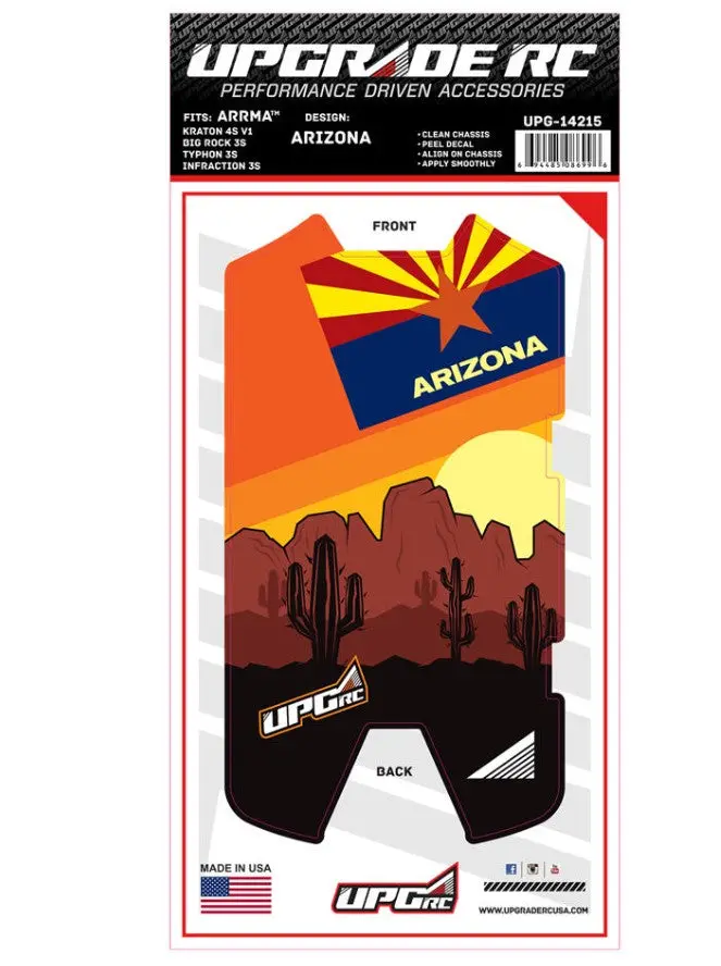 Upgrade Rc Chassis Protector For Arrma® 3S (Arizona) (1) 1