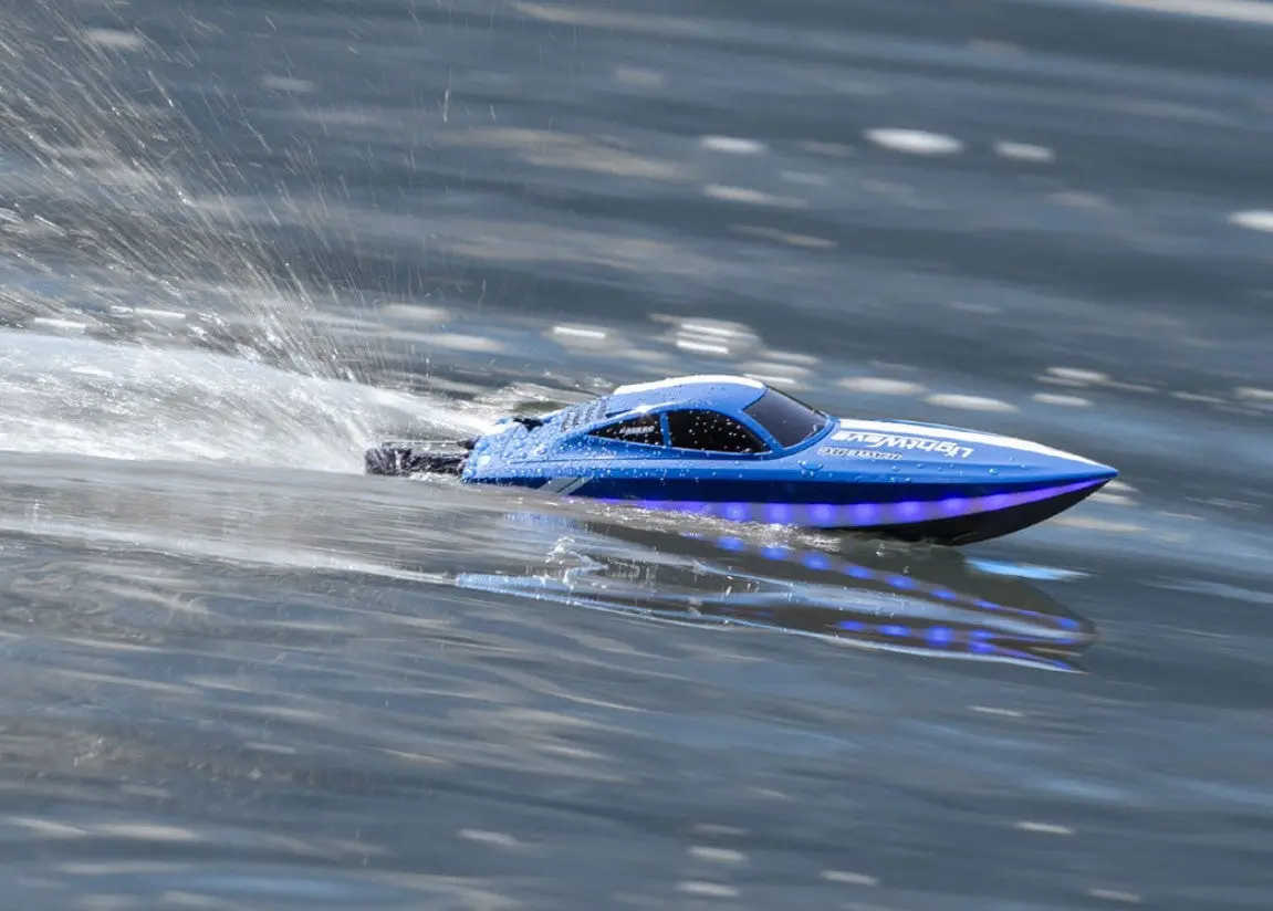Rage Lightwave Electric Micro Rtr Boat; Blue 1